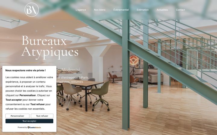 Screenshot of bureaux-atypiques.com
