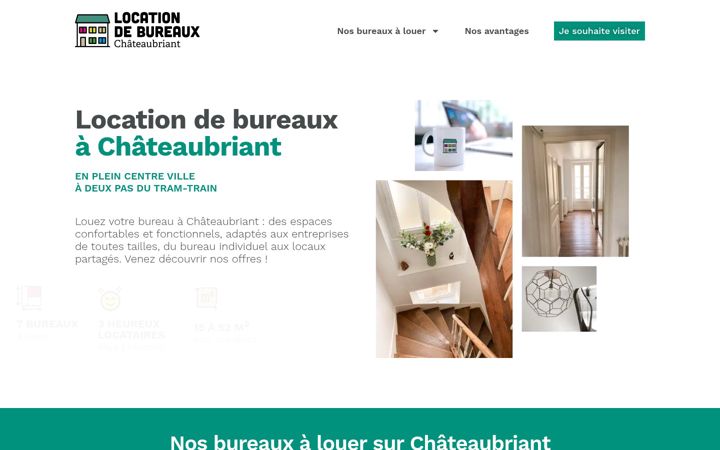 Screenshot of bureaux-chateaubriant.fr