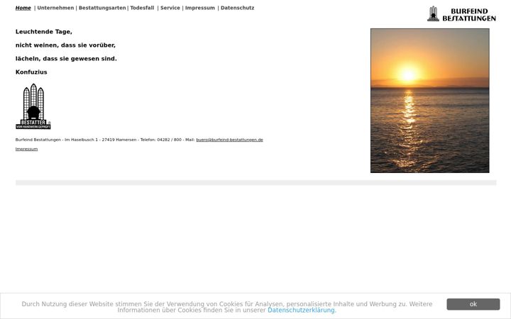 Screenshot of burfeind-bestattungen.de