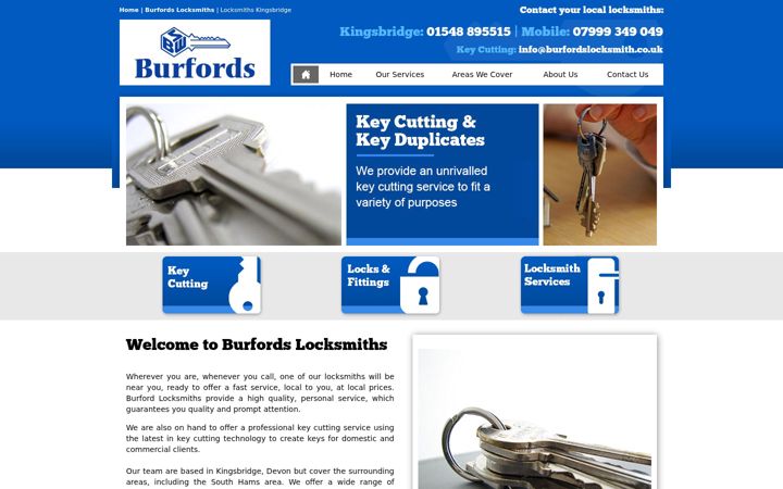 Screenshot of burfordslocksmith.co.uk