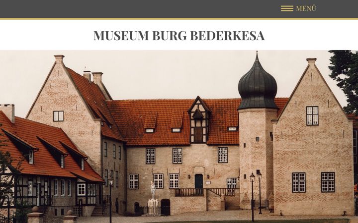 Screenshot of burg-bederkesa.de