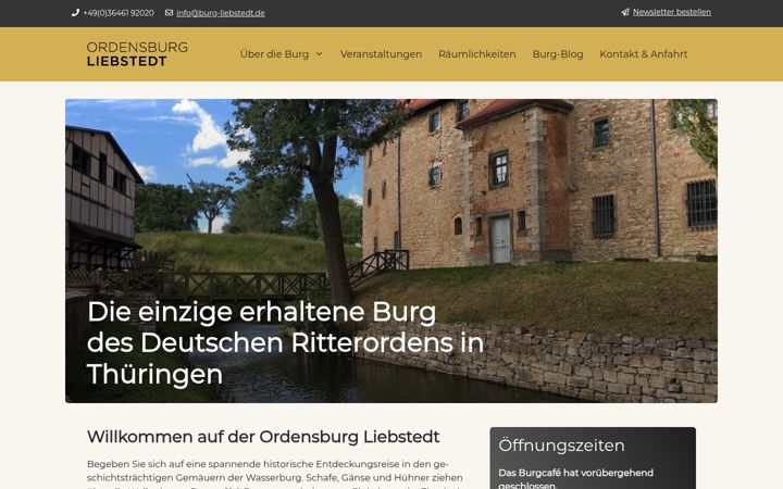 Screenshot of burg-liebstedt.de