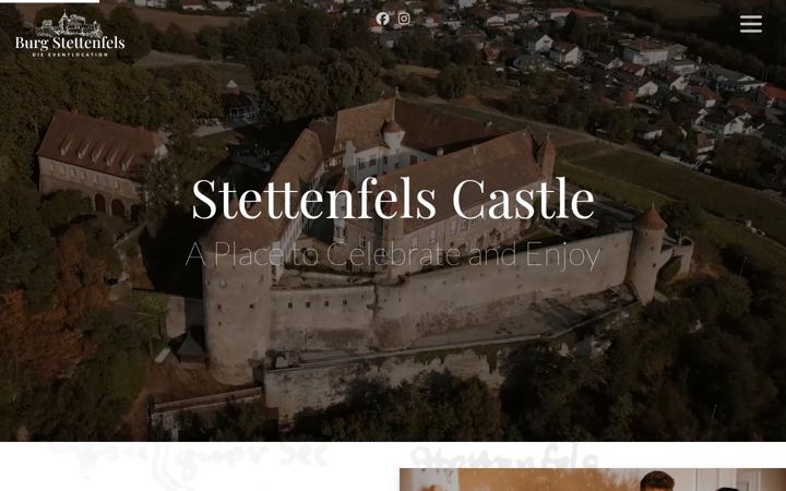 Screenshot of burg-stettenfels.de