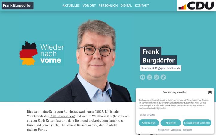 Screenshot of burgdoerfer.de