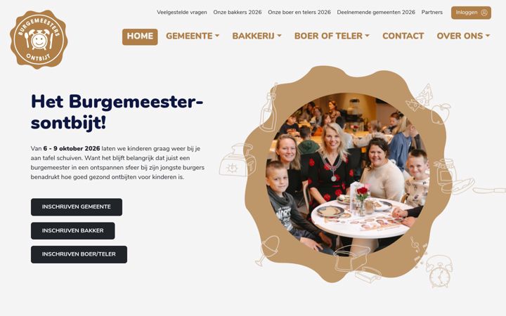 Screenshot of burgemeestersontbijt.nl