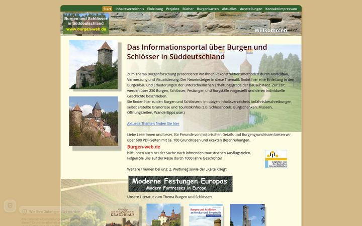 Screenshot of burgen-web.de