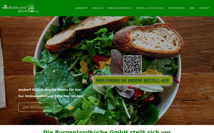 Screenshot of burgenlandkueche.de