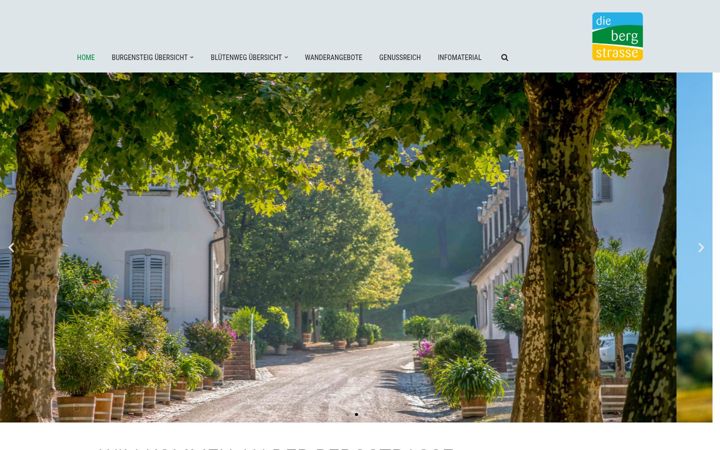 Screenshot of burgensteig-bergstrasse.de