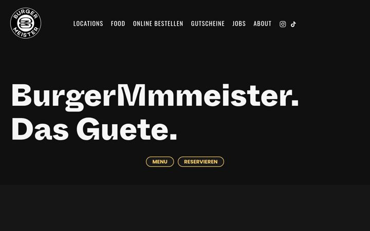 Screenshot of burger-meister.ch