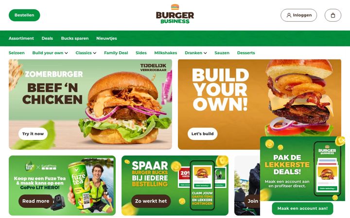Screenshot of burgerbusiness.nl