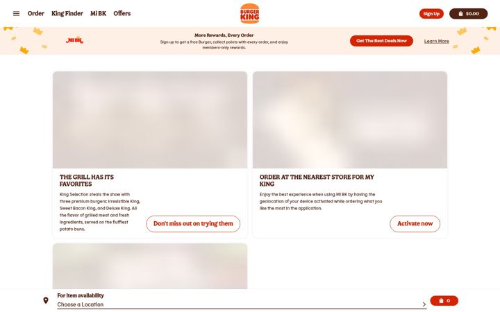 Screenshot ta' burgerking.com.ar