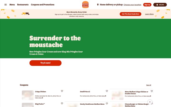 Screenshot di burgerking.pt
