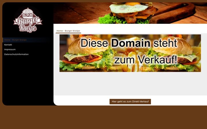 Screenshot of burgerkneipe.de
