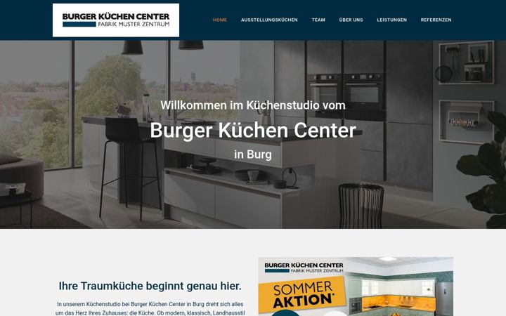 Screenshot of burgerkuechencenter.de