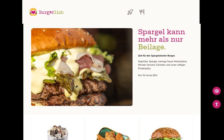 Screenshot of burgerlich.com