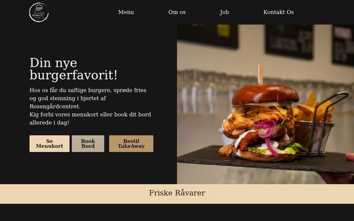 Screenshot of burgermania.dk