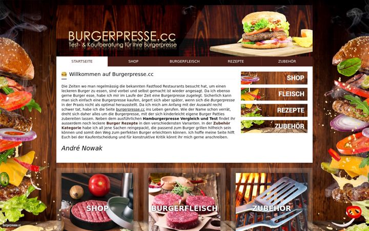 Screenshot του burgerpresse.cc