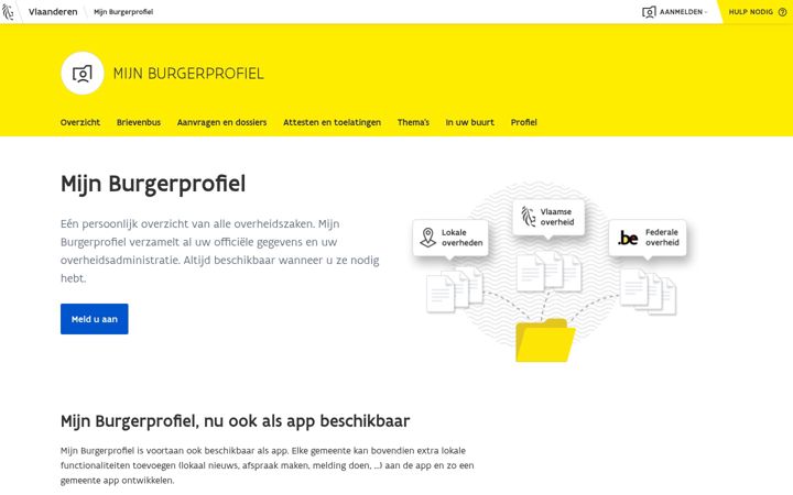 Screenshot of burgerprofiel.be