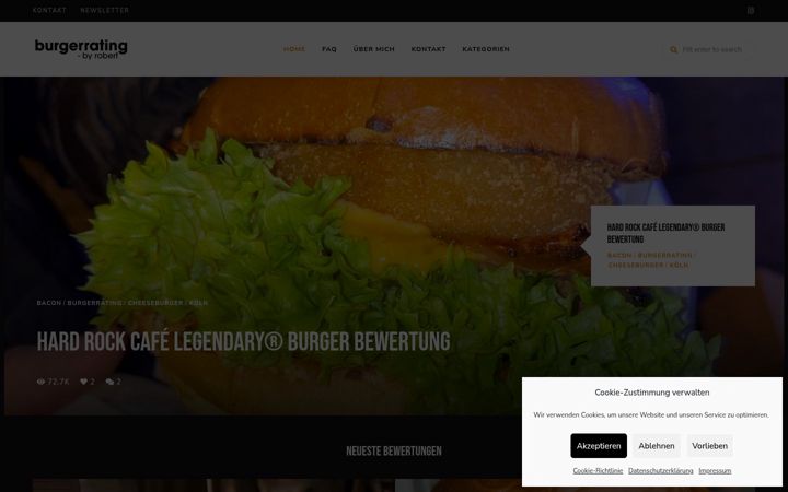Screenshot of burgerrating.de