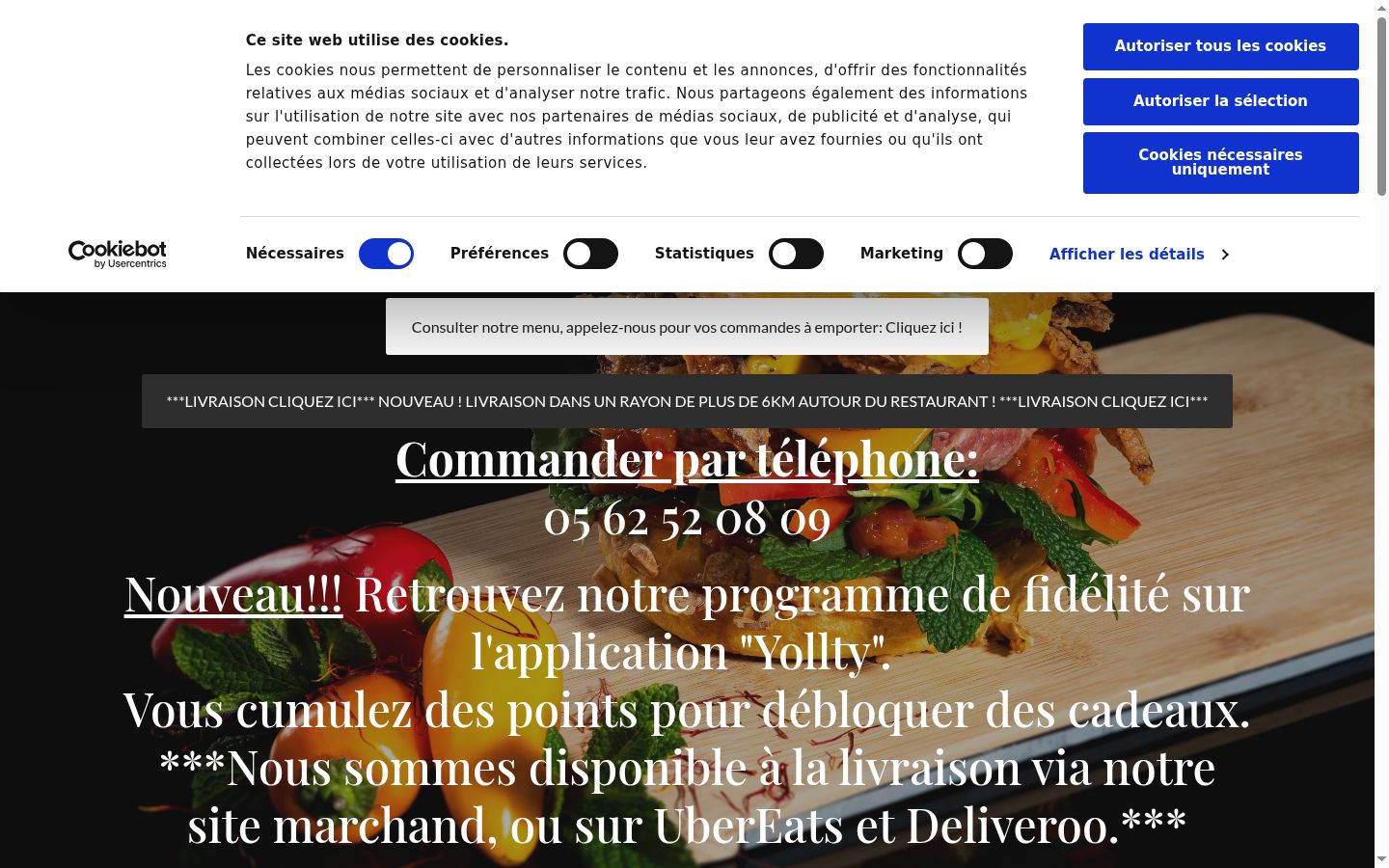 Screenshot des Einwilligungsbanners vor jeglicher Interaktion