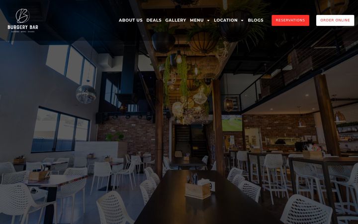 Screenshot of burgerybar.com.au