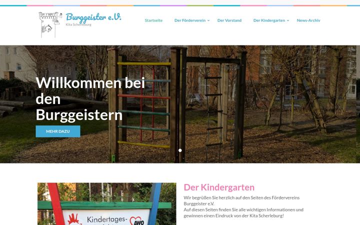 Screenshot of burggeister.com