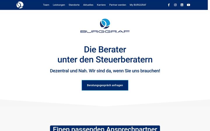 Screenshot of burggraf-gruppe.de