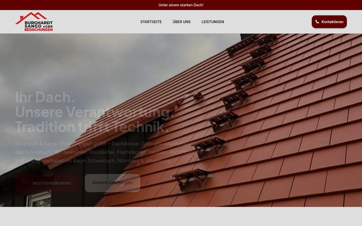 Screenshot of burghardtsango.de