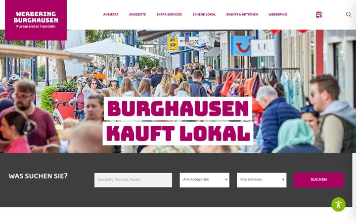 Screenshot of burghausen-kauft-lokal.de