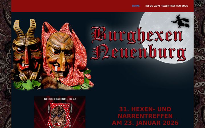 Screenshot of burghexen-neuenburg.de