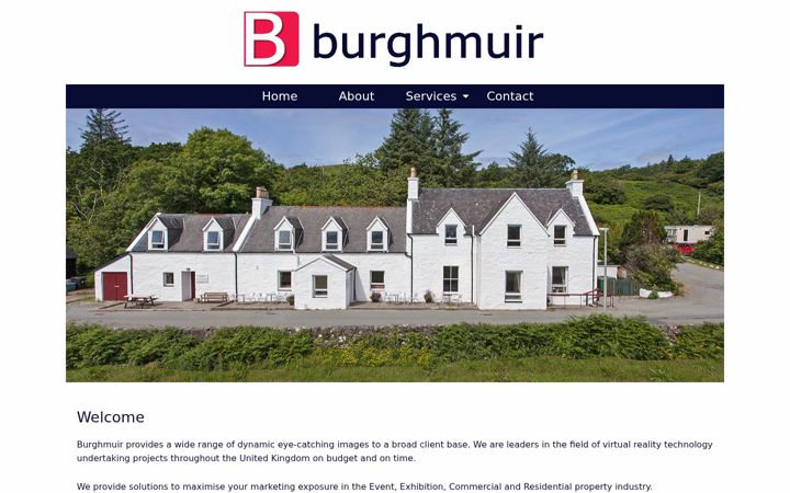 Screenshot of burghmuir.com