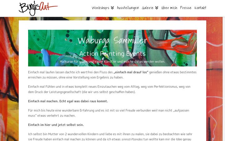 Screenshot of burgis-art.de
