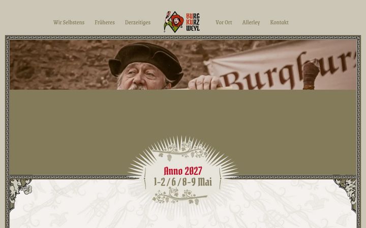 Screenshot of burgkurzweyl.de