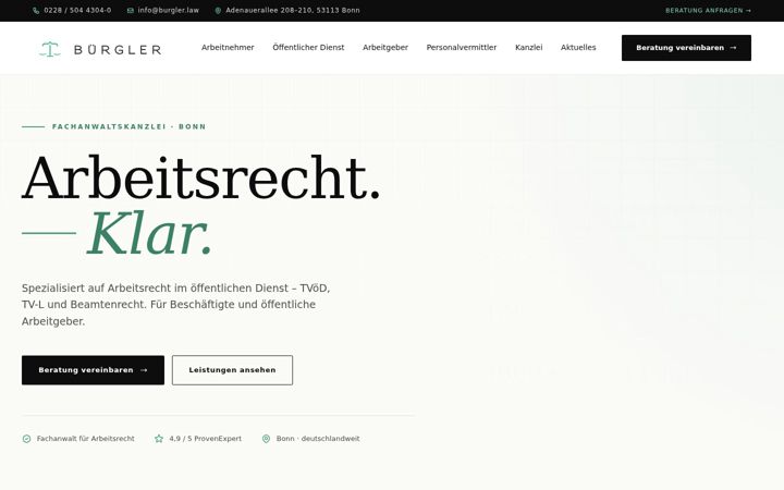 Screenshot of burgler.law