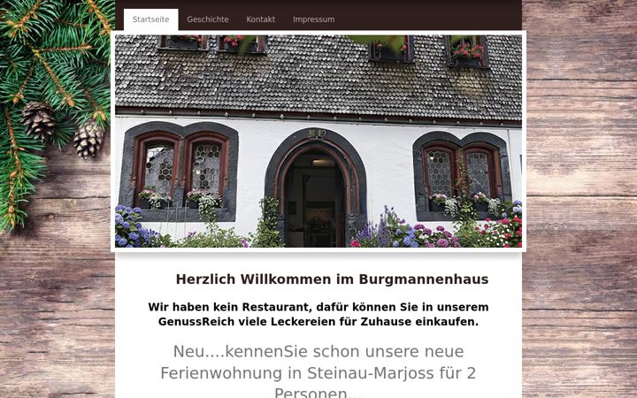 Zrzut ekranu burgmannenhaus-steinau.de
