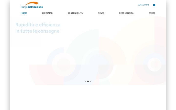 Capture d'écran de burgodistribuzione.com