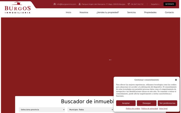Zrzut ekranu burgos-inmobiliaria.es