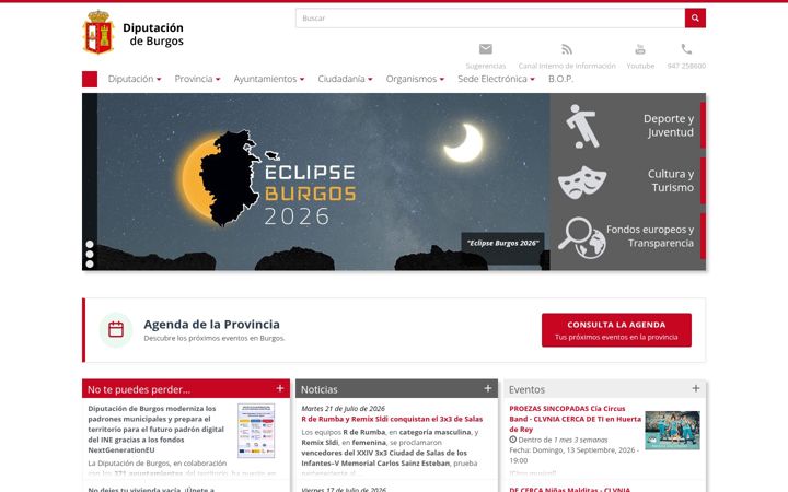 Screenshot of burgos.es