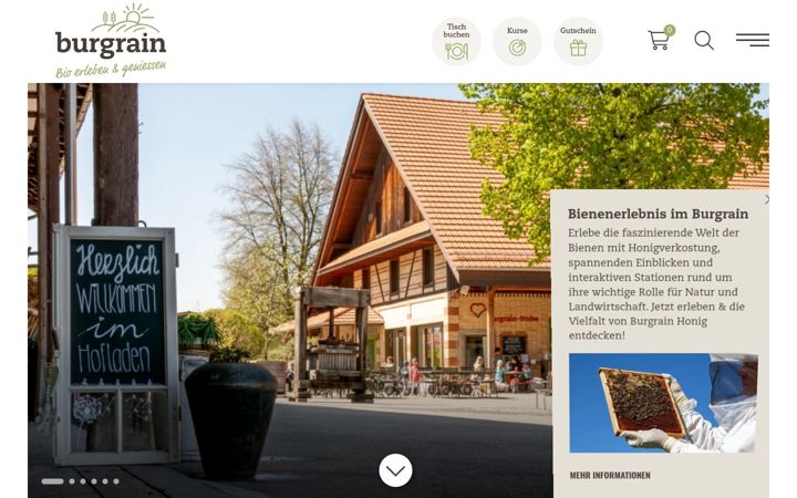 Screenshot of burgrain.ch