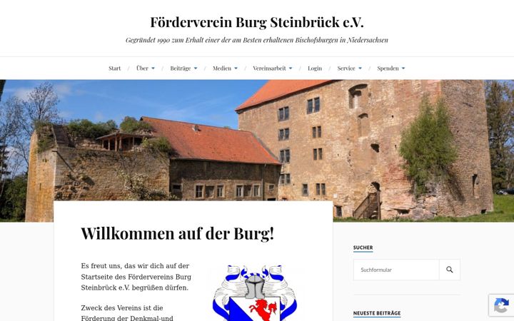 Screenshot of burgsteinbrueck.de
