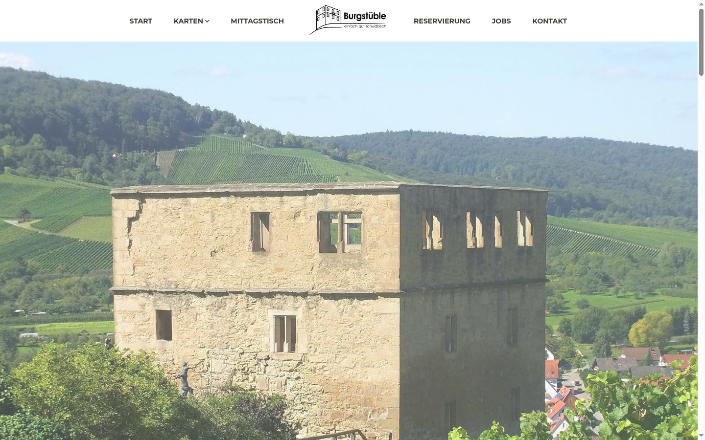 Screenshot des Einwilligungsbanners vor jeglicher Interaktion