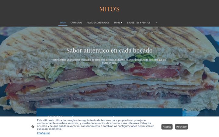 Screenshot of burguermitos.com