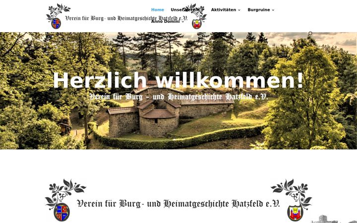 Skjermbilde av burgverein-hatzfeld.de