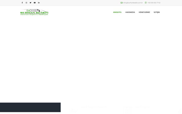 Skærmbillede af burhankeskin.com.tr