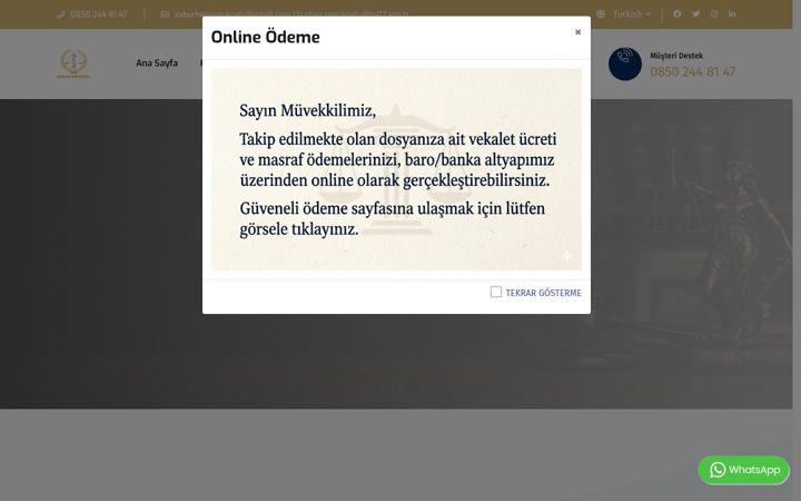 Capture d'écran de burhansogukoglu.av.tr