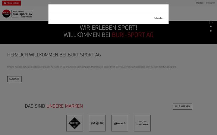 Screenshot of buri-sport.ch