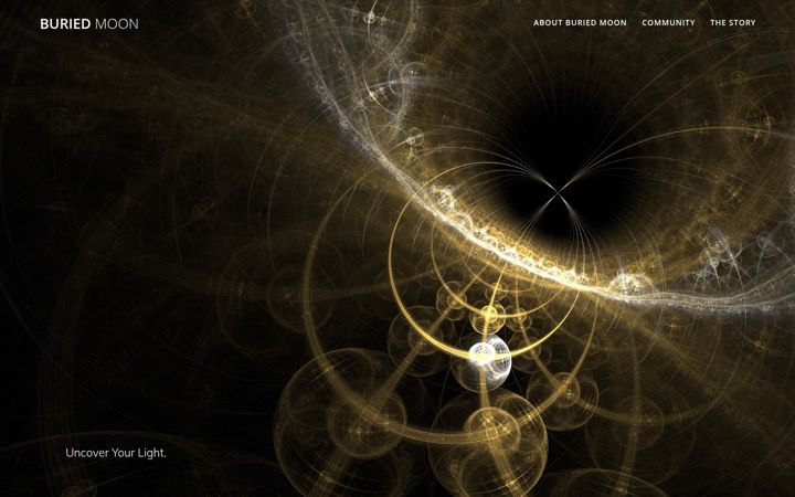 Screenshot of buried-moon.net