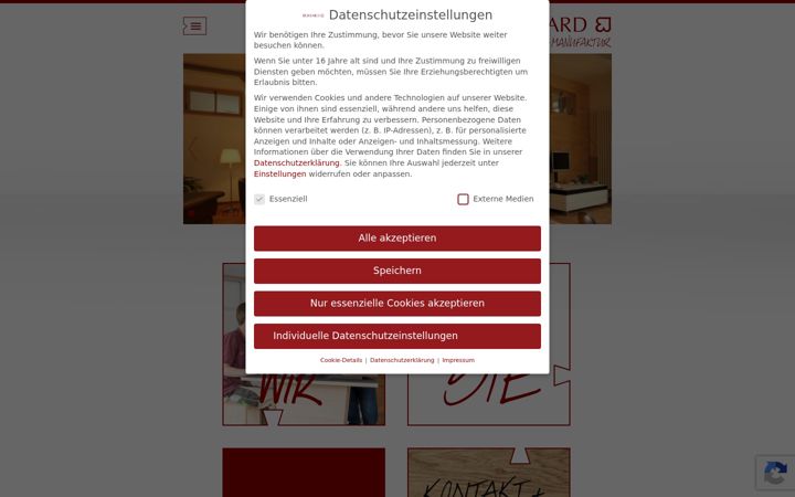 Screenshot of burkard-manufaktur.de