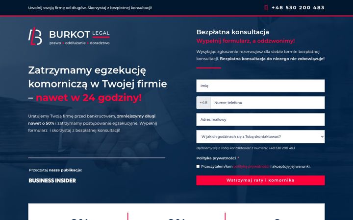Screenshot of burkot-restrukturyzacje.pl