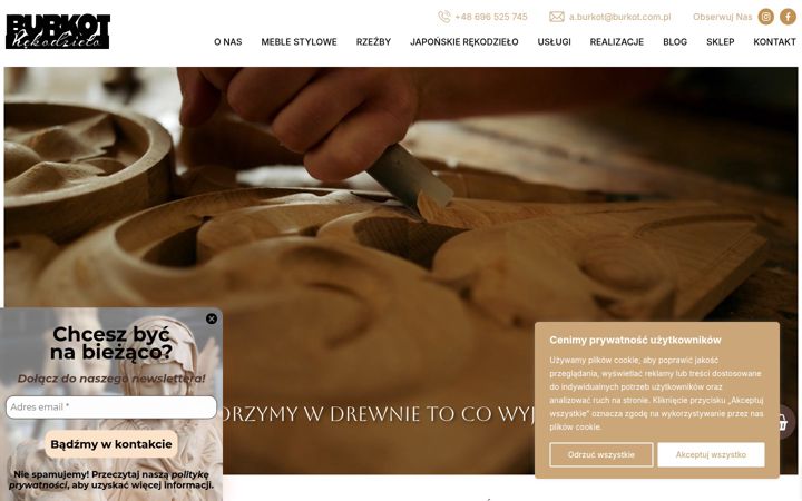 Screenshot ta' burkot.com.pl
